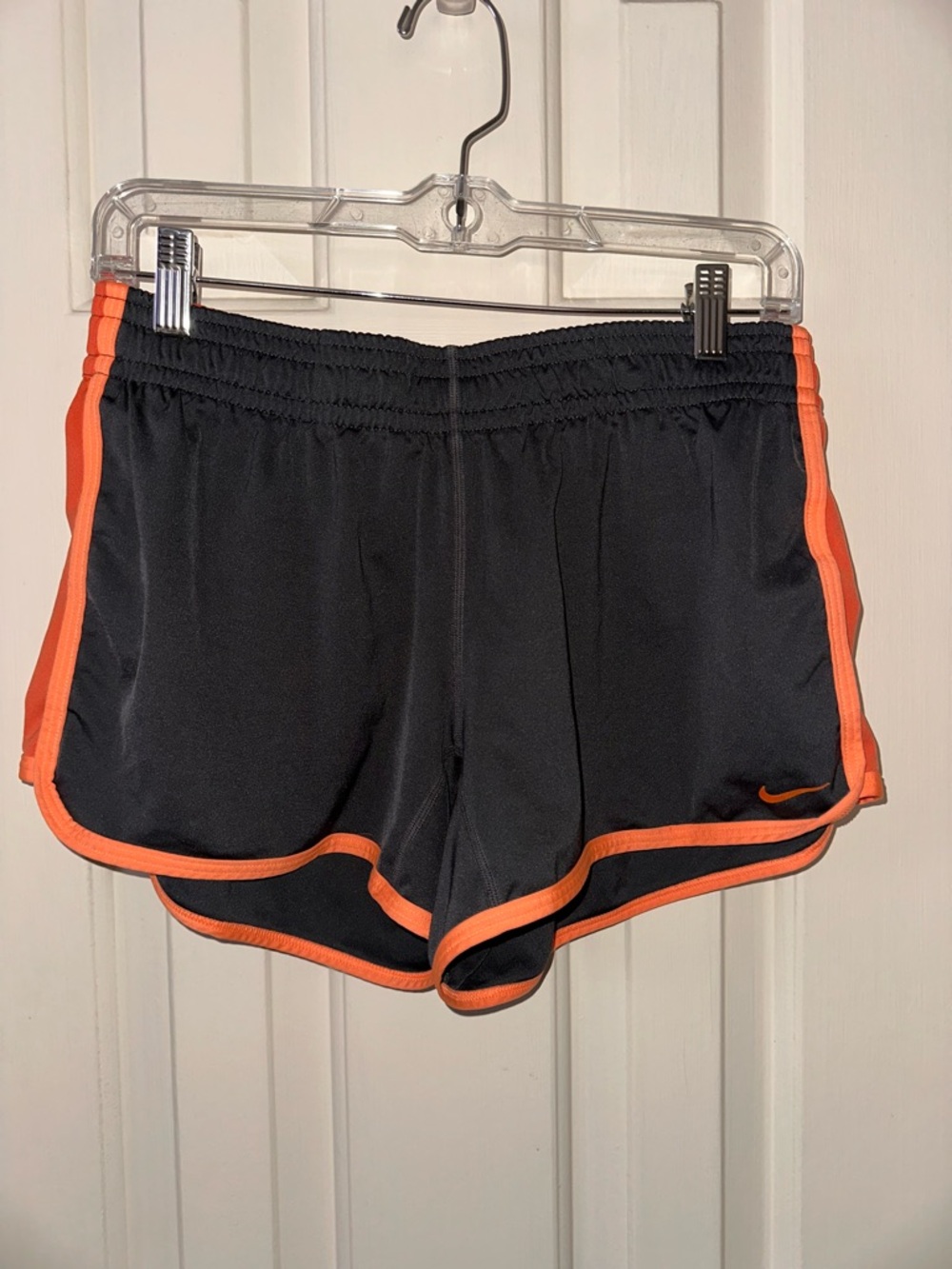 Nike Gray & Orange Running Shorts
